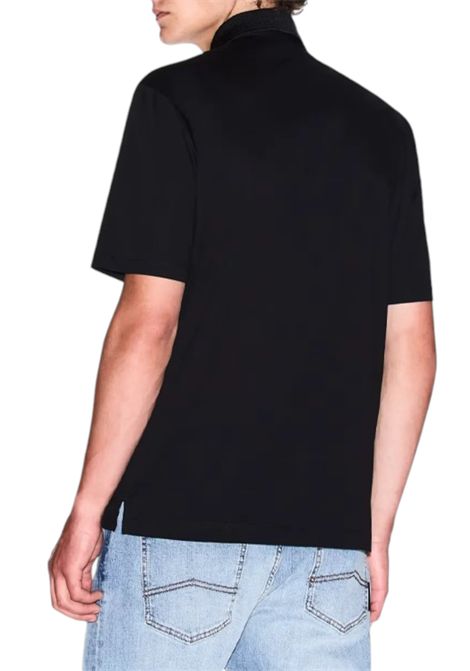 Mercerised cotton regular fit polo shirt  ARMANI EXCHANGE | polo shirts | XM000484 AF10364UC001